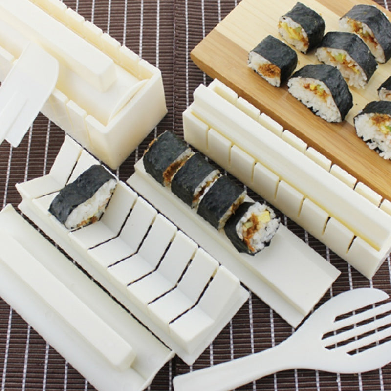 DIY Rice Ball Sushi Maker Mold Kitchen Sushi Making Tool Set For Sushi Roll Kitchen Accessory Cooking Tool